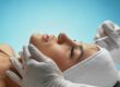 Botox injection on face